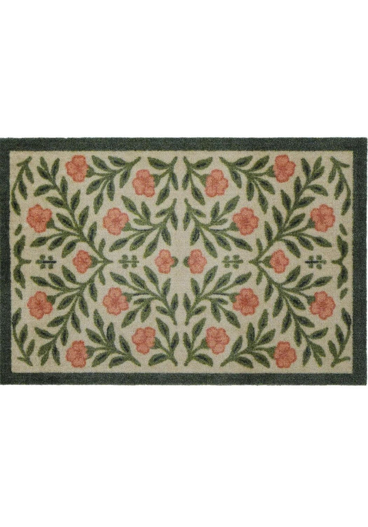 The Rugs Quality Washable Floral Indoor Mats | Durable