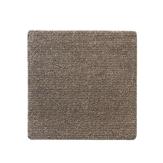 brown cotton plain washable mat