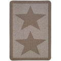 Star Brown Washable Mat or Runner