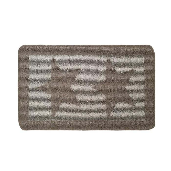 Washable Mat Geometric Star Design