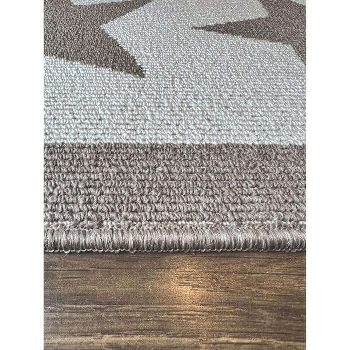 Washable Mat Geometric Star Design