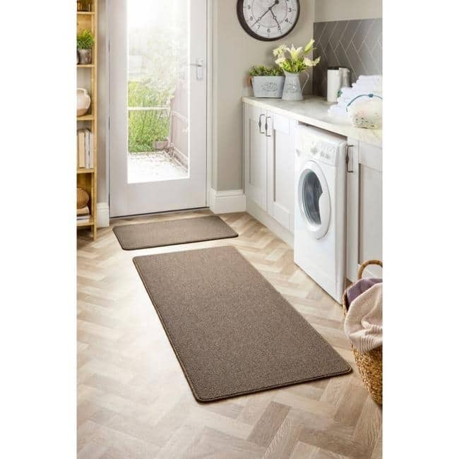 Washable Mat Plain Design