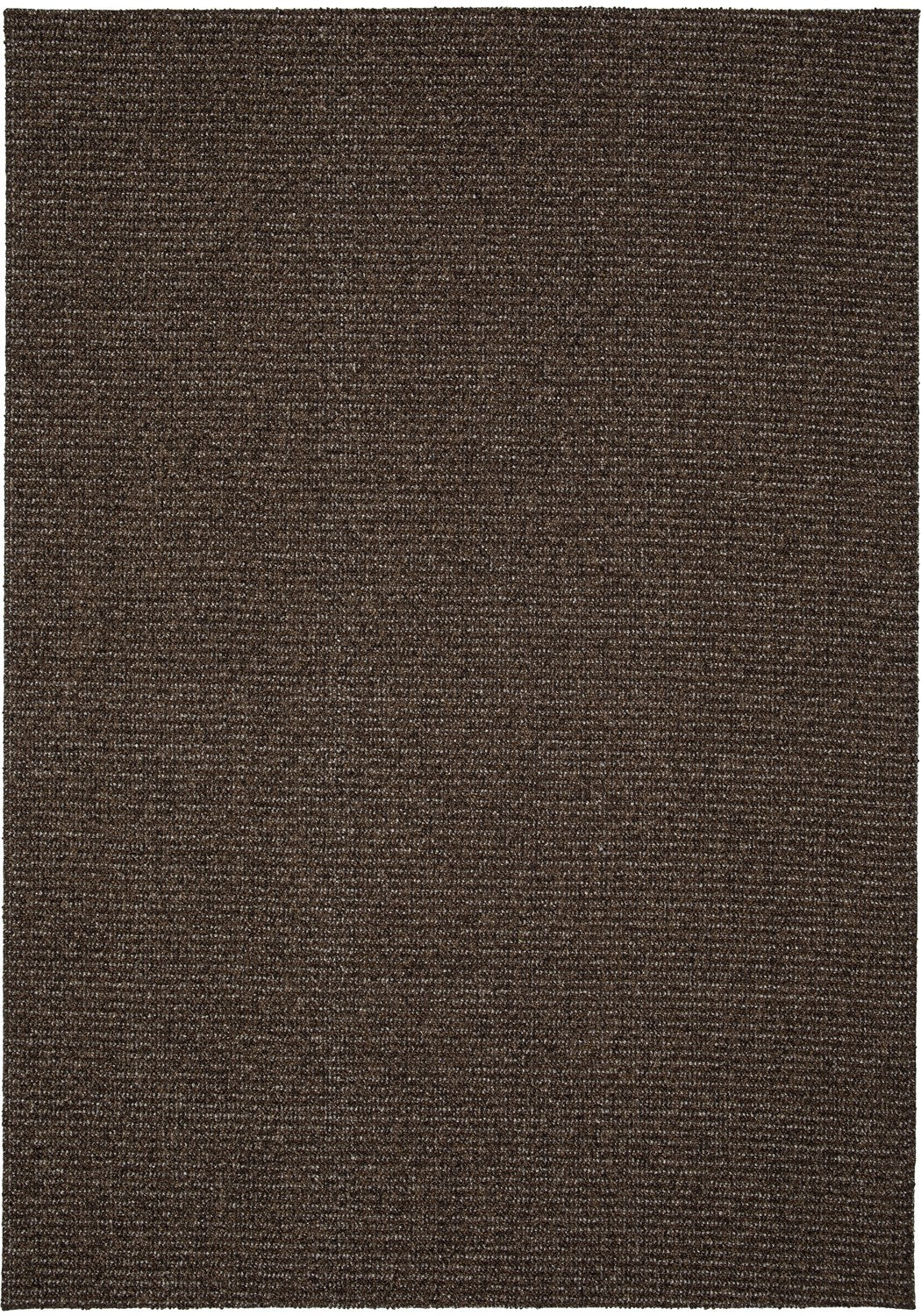 Dune Boucle brown textured rug, top view of the whole rug | The Rugs