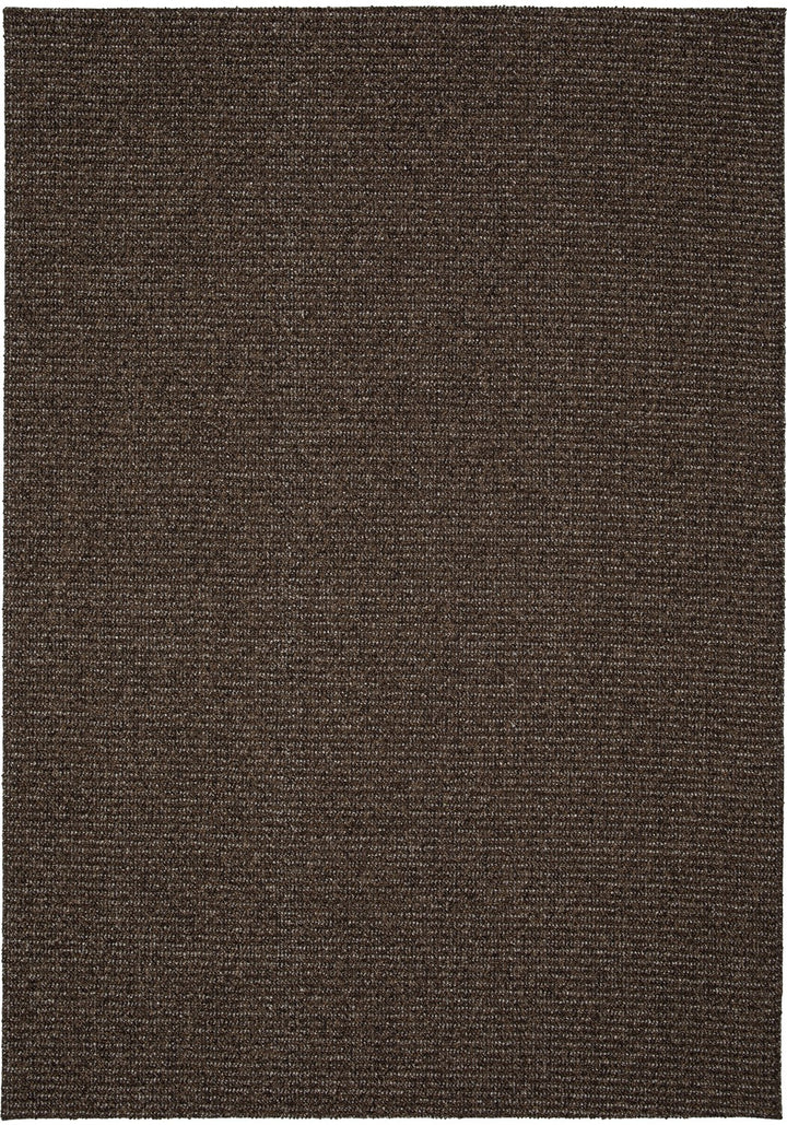 Dune Boucle brown textured rug, top view of the whole rug | The Rugs