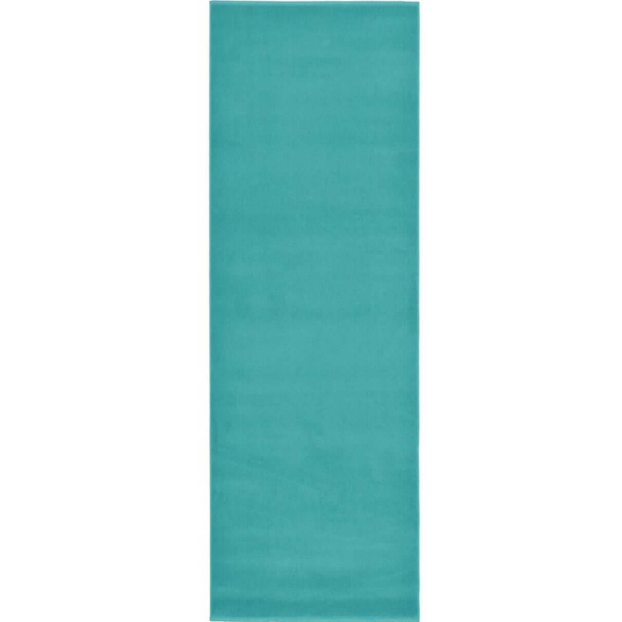 Solid Design Living Room Rug in Duck Egg Blue | The Rugs