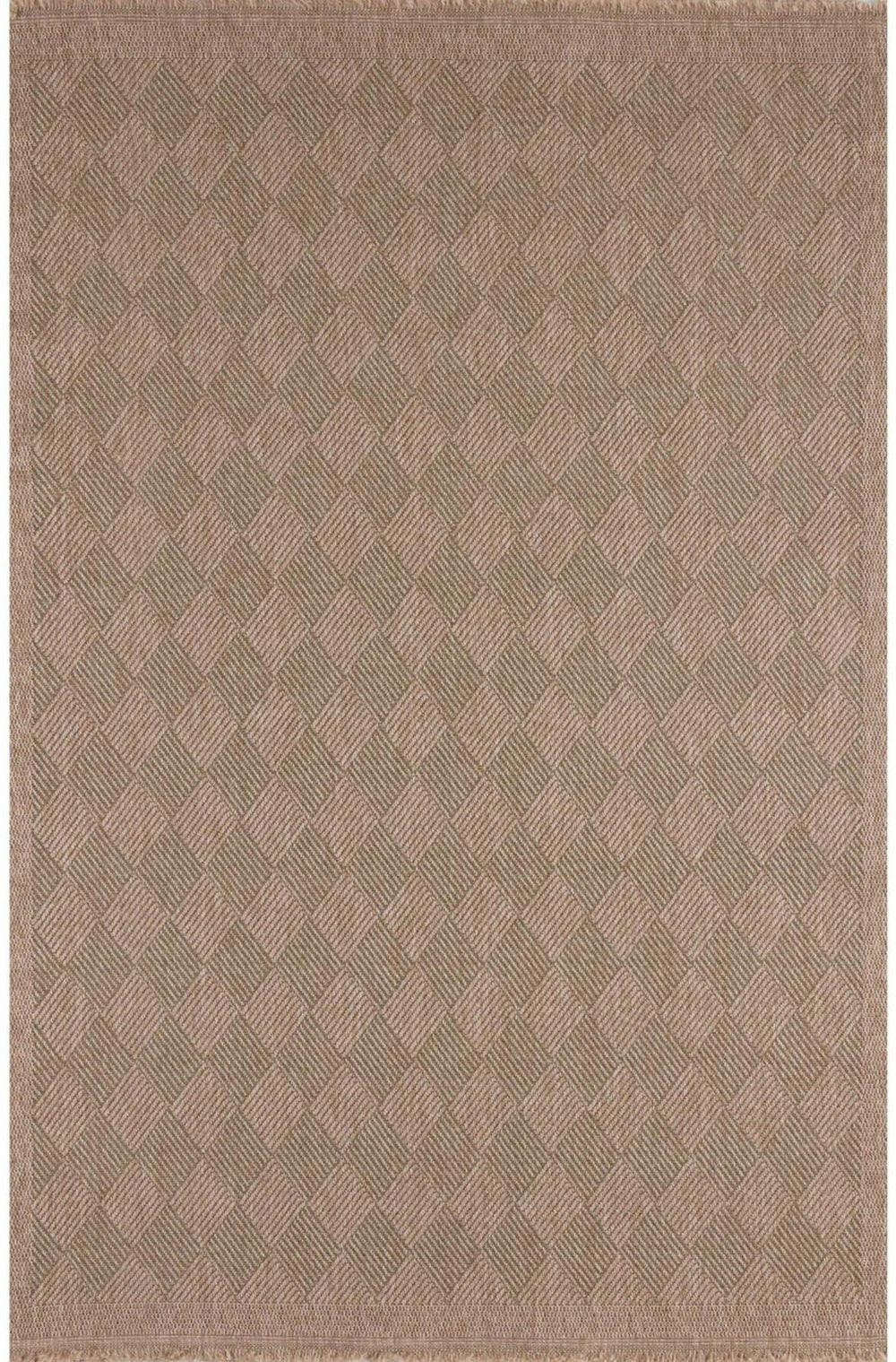 Jute-Looking Outdoor Rug | Green Garden Decor - The Rugs