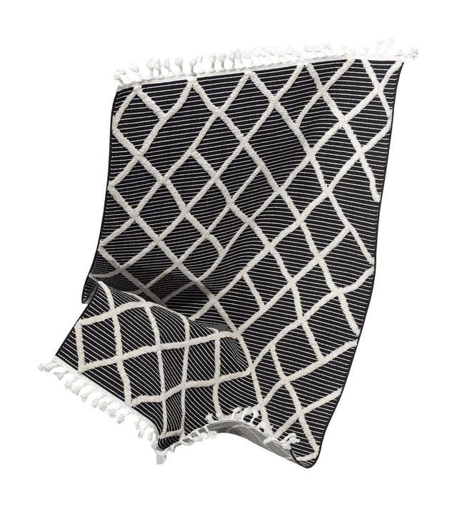 Scandi Indoor Rug Anthracite & White