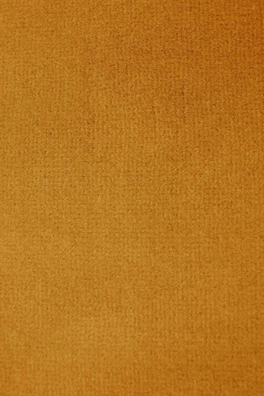 Solid Design Living Room Rug in Ochre