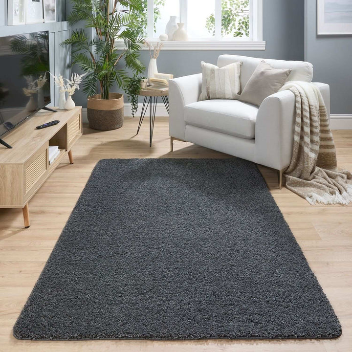Tufted Washable Rug – Plain Design