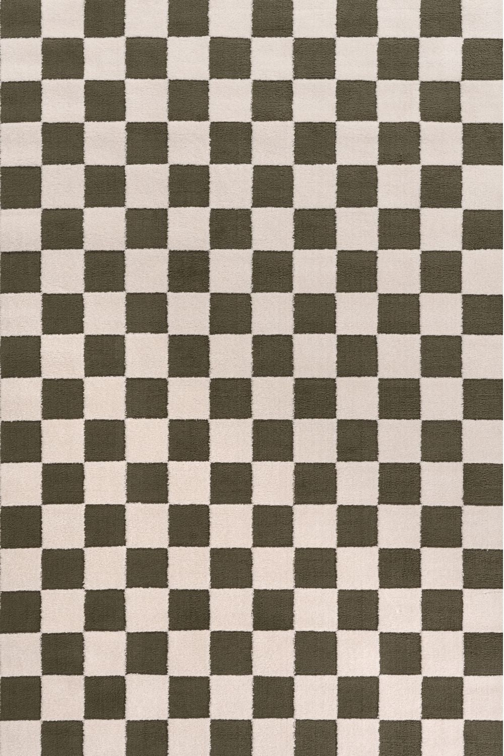 Checkered pattern with alternating dark and light squares on a flat surface