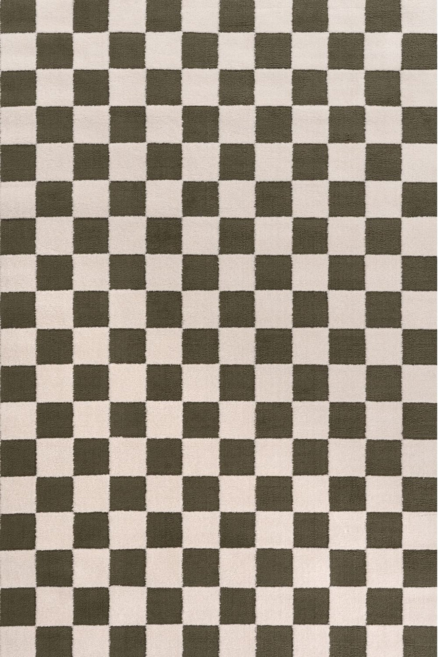 Checkered pattern with alternating dark and light squares on a flat surface