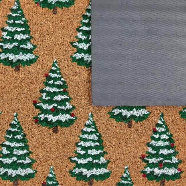 Coir Doormat Christmas & Halloween Design