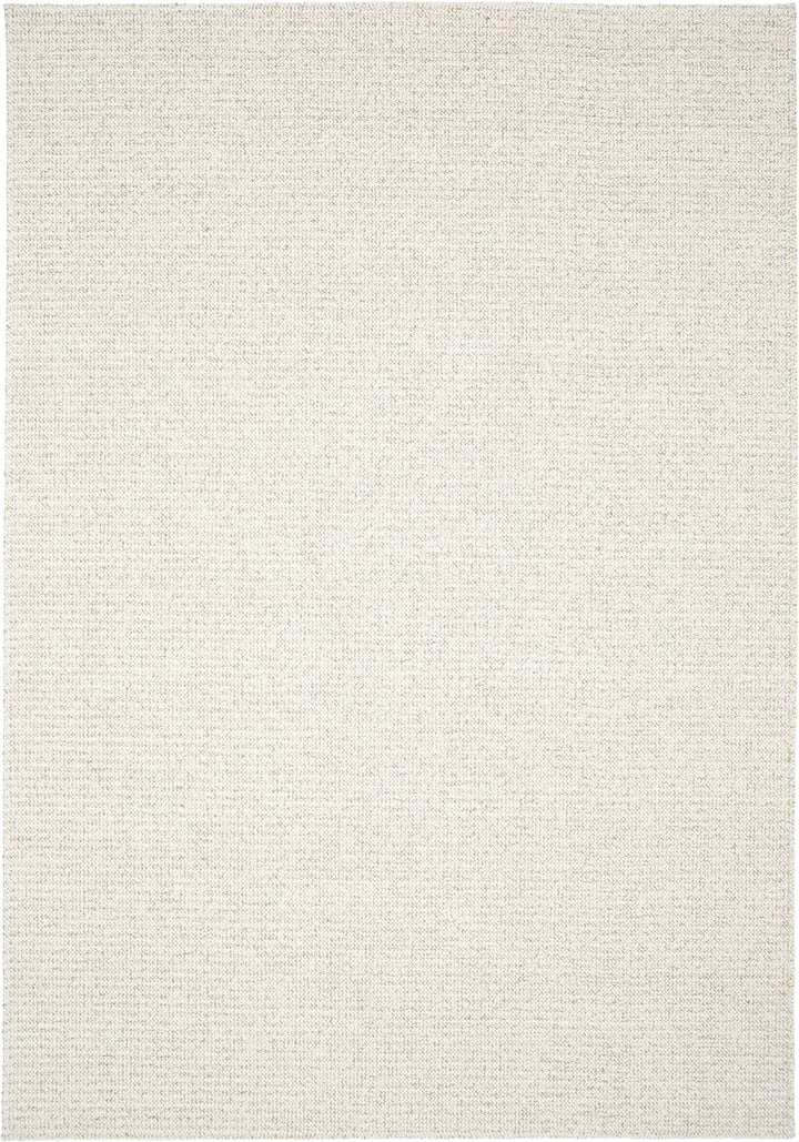 Dune Boucle cream textured rug, top view of the whole rug | The Rugs
