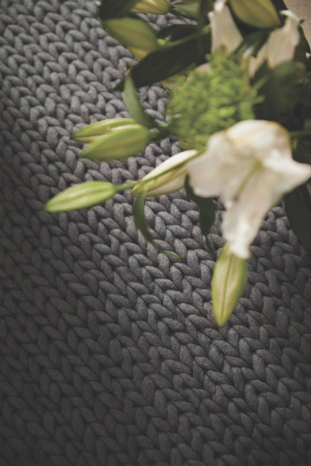 Fusion Dark Grey Braided Wool Rug