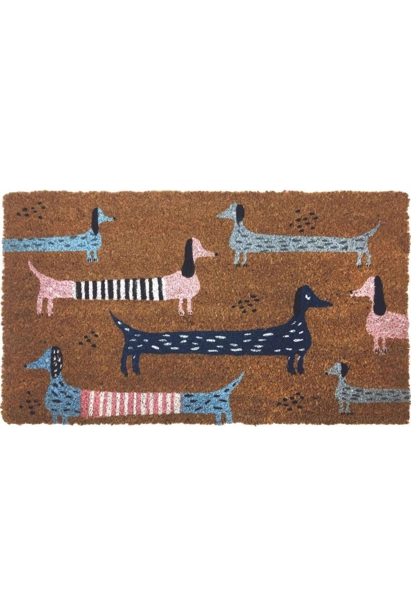 Coir Animal Dachshunds Mat 40x70 cm