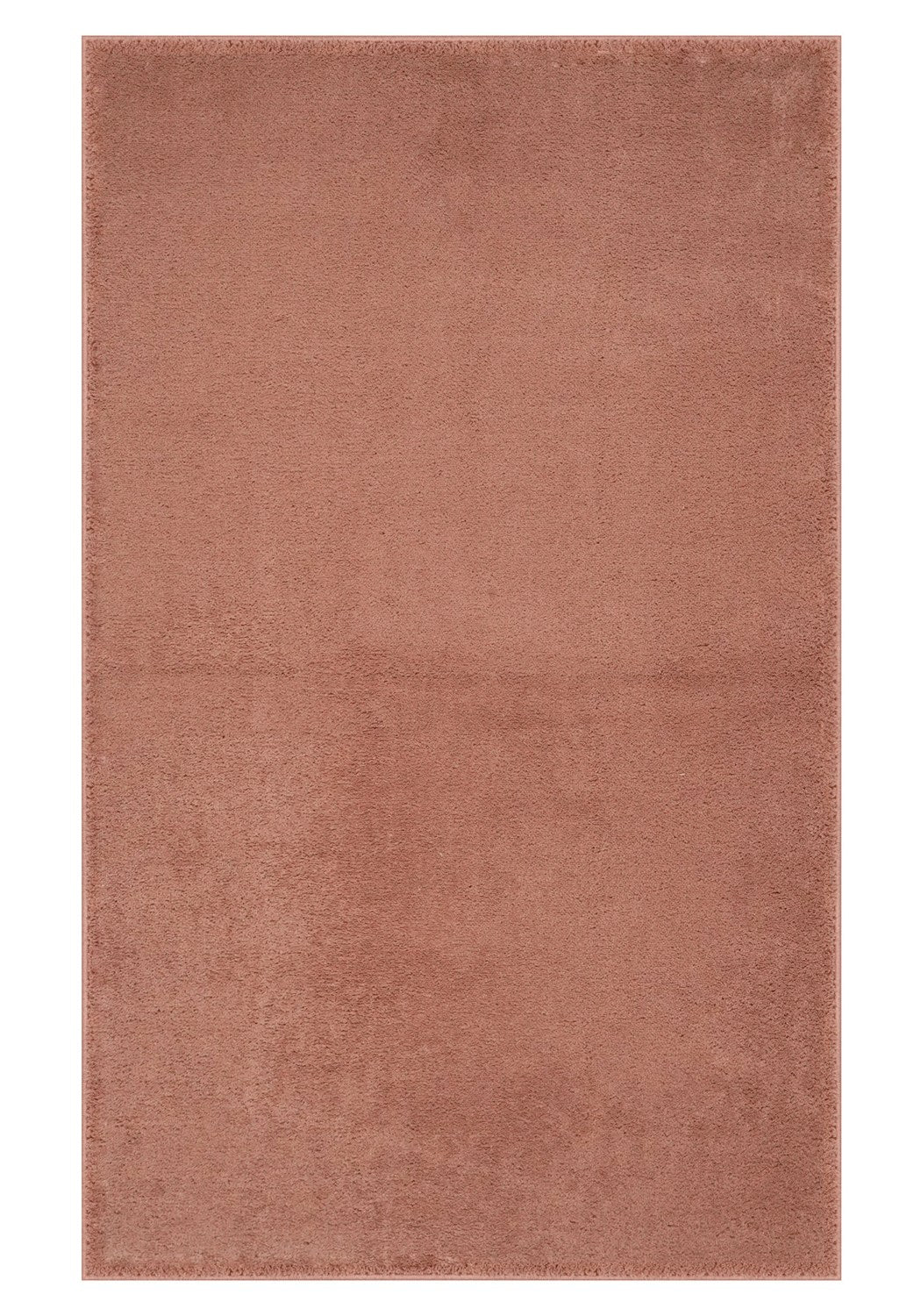 Washmellow dark pink washable rug, top view of the full rectangle rug | The Rugs