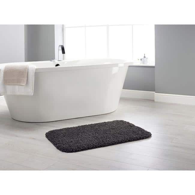 Versatile Bathroom Plain Rug