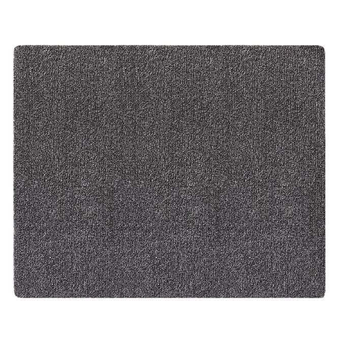 darkgrey cotton plain washable mat