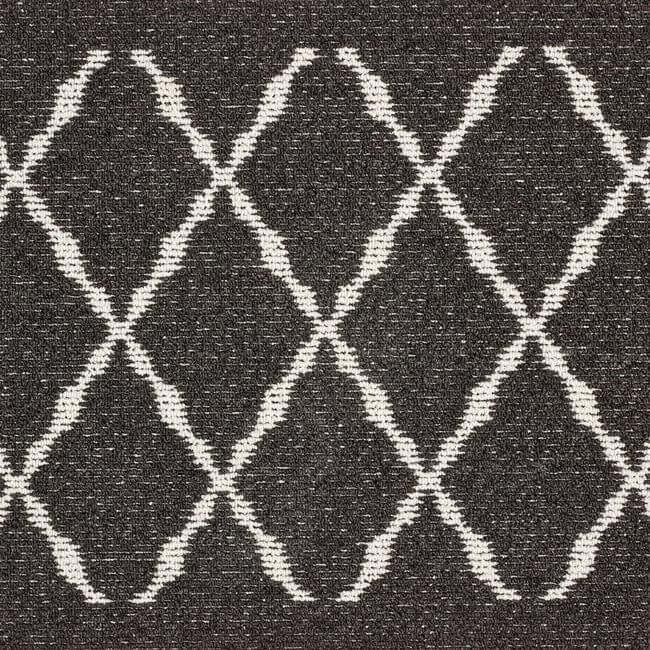 The Rugs Durable Washable Mats & Runners with Diamond Design