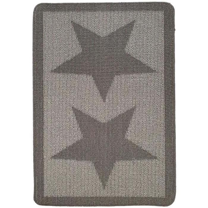 Washable Mat Geometric Star Design