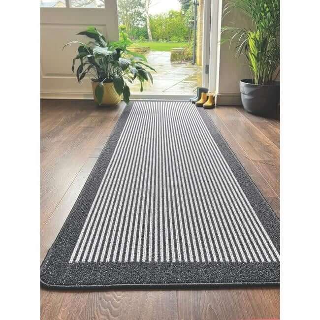 Striped Washable Mat