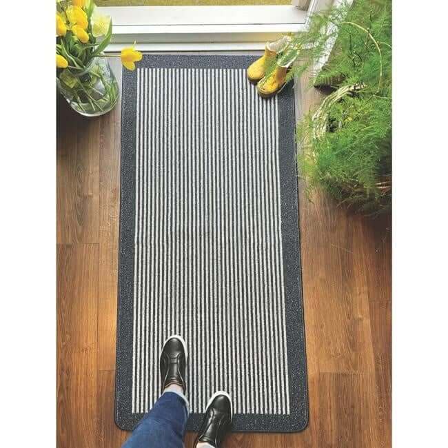 Striped Washable Mat