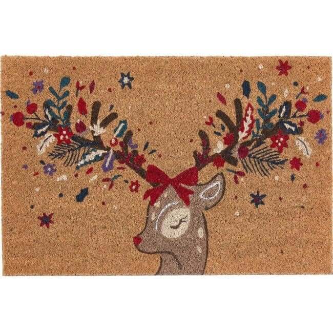 Coir Doormat Christmas & Halloween Design