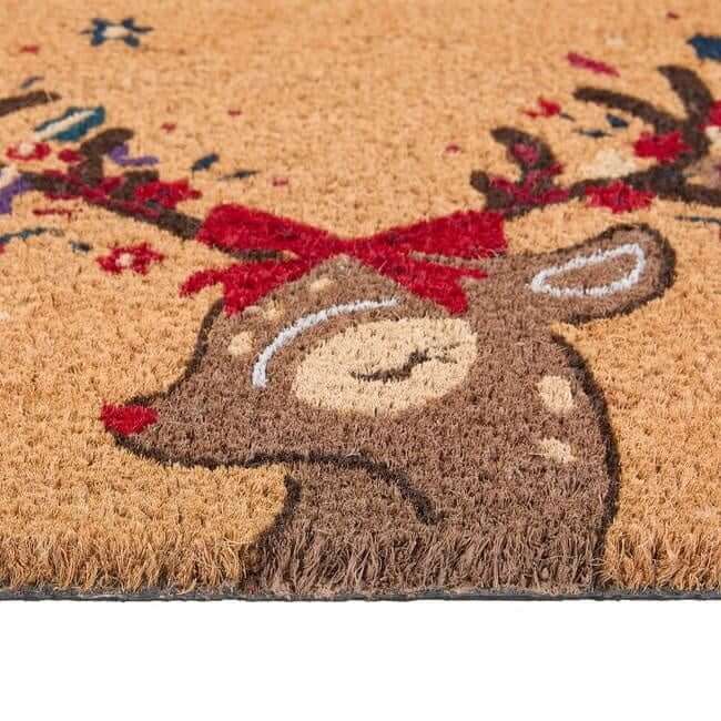 Coir Doormat Christmas & Halloween Design