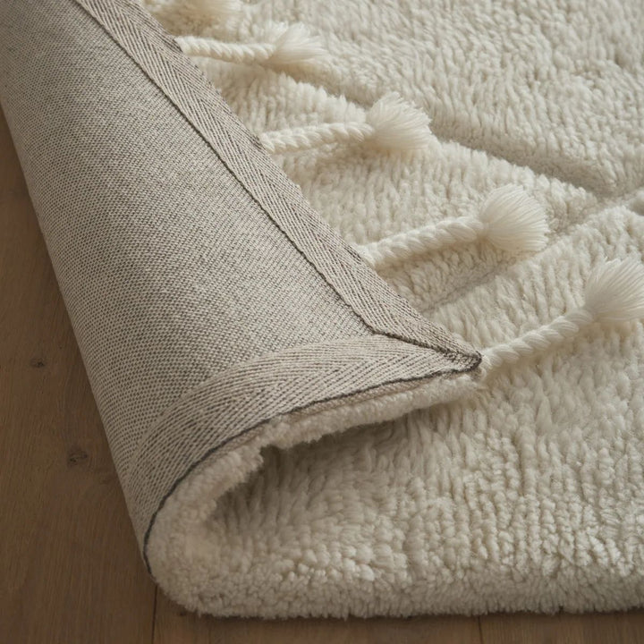 Berber Diamond Knotted Wool Rug