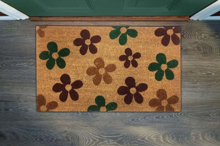 Flowers Coir Doormat Gainsborough 45x75 cm