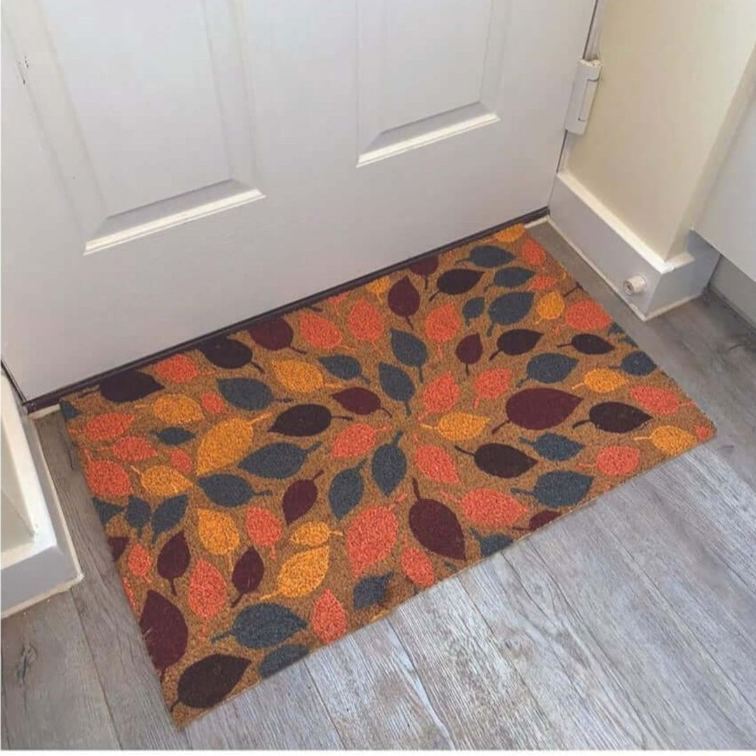 Leaves Coir Doormat Gainsborough 45x75 cm