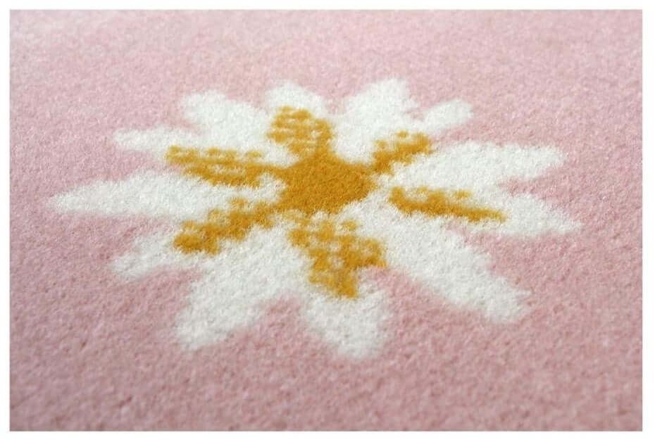 Maestro Collection Daisy Design Rug in Pink