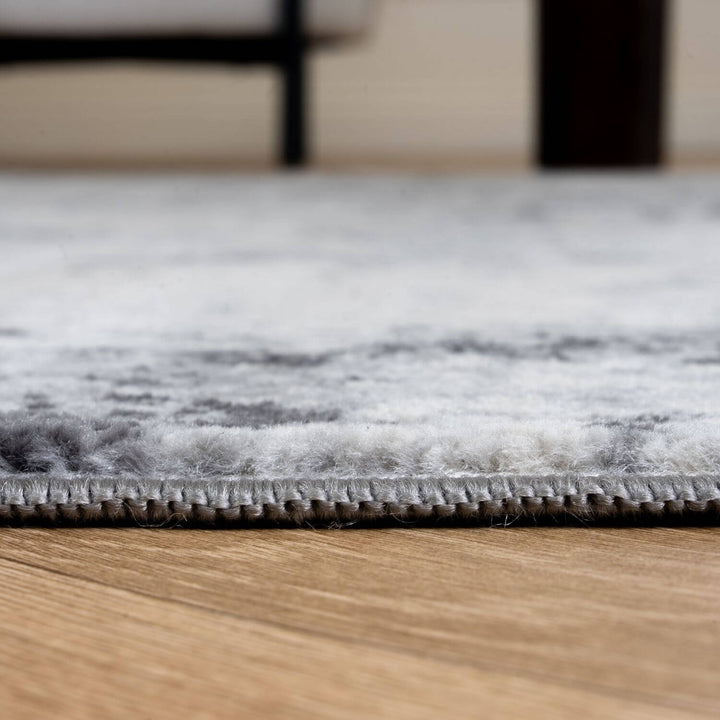 Elaris rose abstract rug, jute backing, hardwearing, polypropylene material | The Rugs