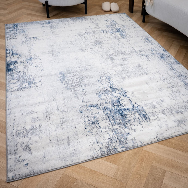 Elaris rose abstract rug, jute backing, hardwearing, polypropylene material | The Rugs