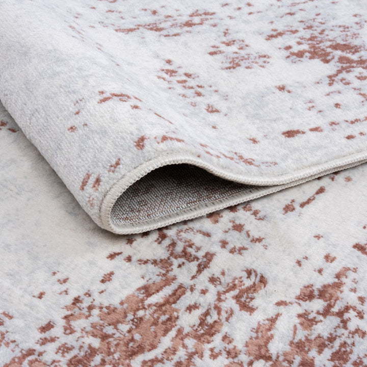 Elaris rose abstract rug, jute backing, hardwearing, polypropylene material | The Rugs