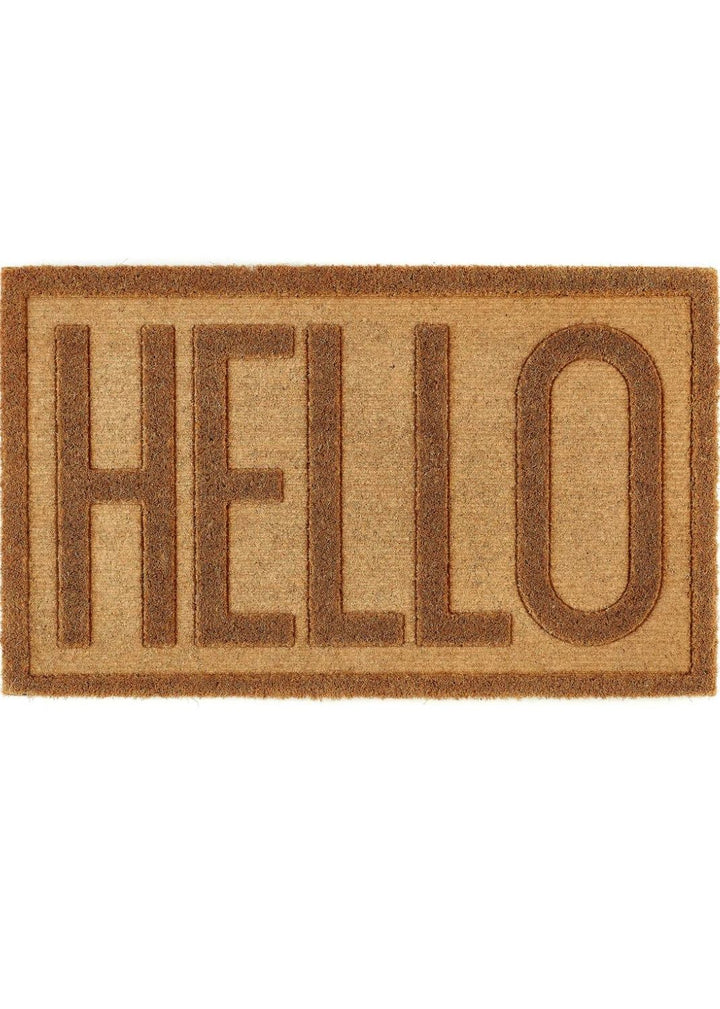 The Rugs Durable Coir Scraper Outdoor Mat | Eco-Friendly