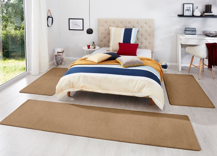 The Rugs Stylish Uni Colour 3-in-1 Rug Set - Quality Comfort