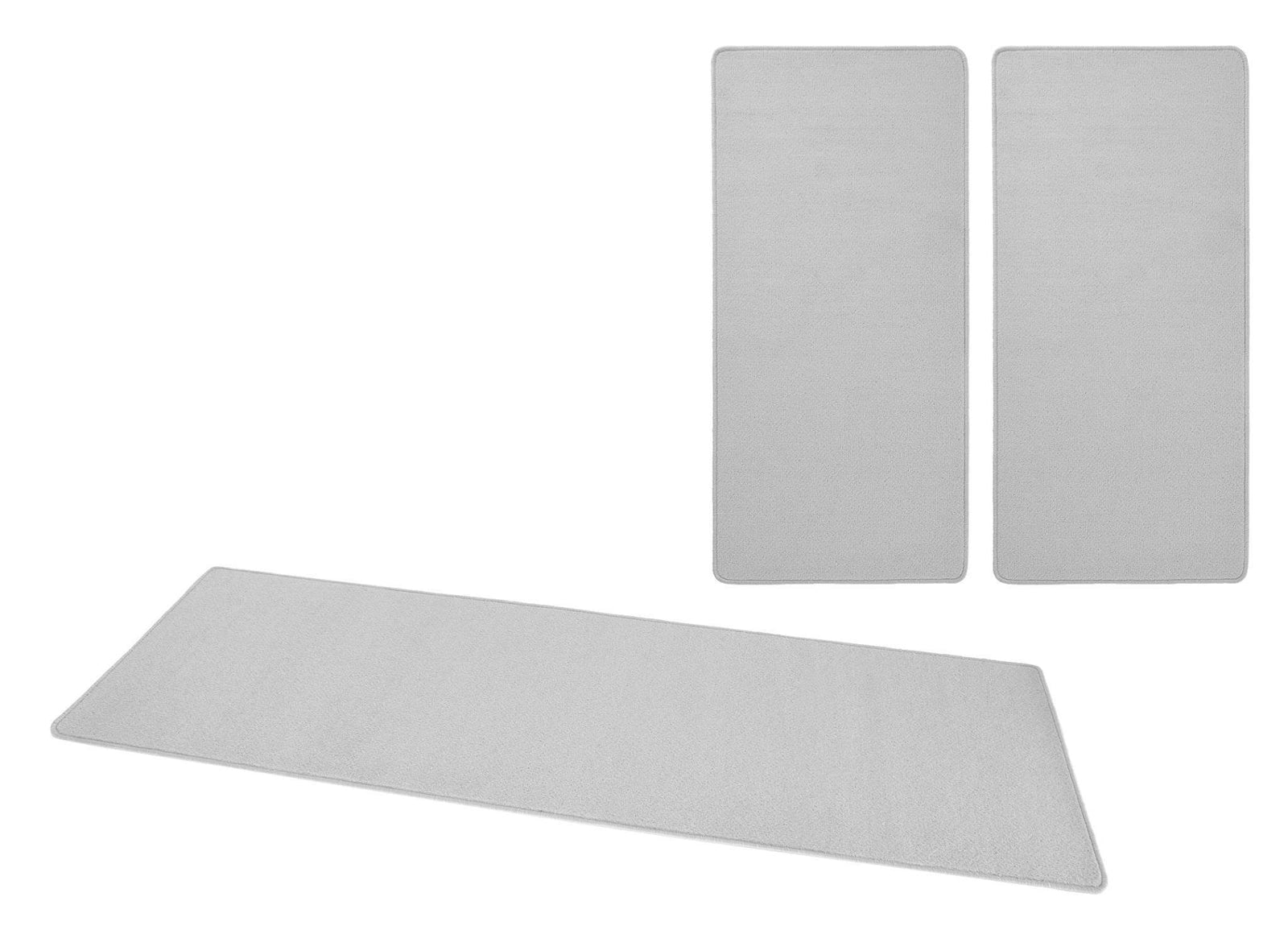 The Rugs Stylish Uni Colour 3-in-1 Rug Set - Quality Comfort