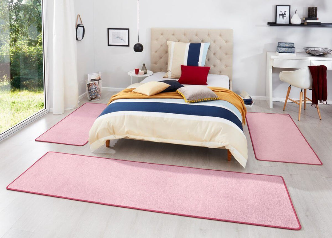 The Rugs Stylish Uni Colour 3-in-1 Rug Set - Quality Comfort