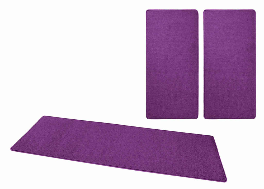 The Rugs Stylish Uni Colour 3-in-1 Rug Set - Quality Comfort