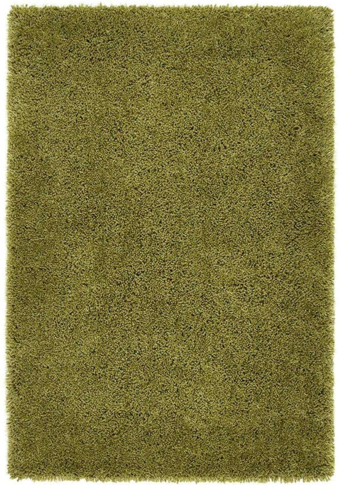 Chicago Olive Green Shaggy Rug | Luxurious Comfort |The Rugs