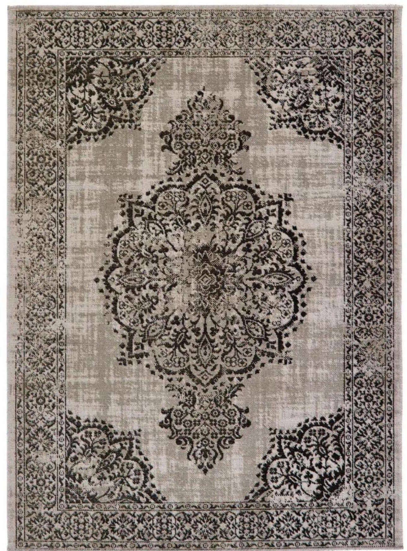 Saville Grey/Black Vintage Rug | Timeless Oriental Style
