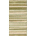 Hand Made Striped Design Green Rug