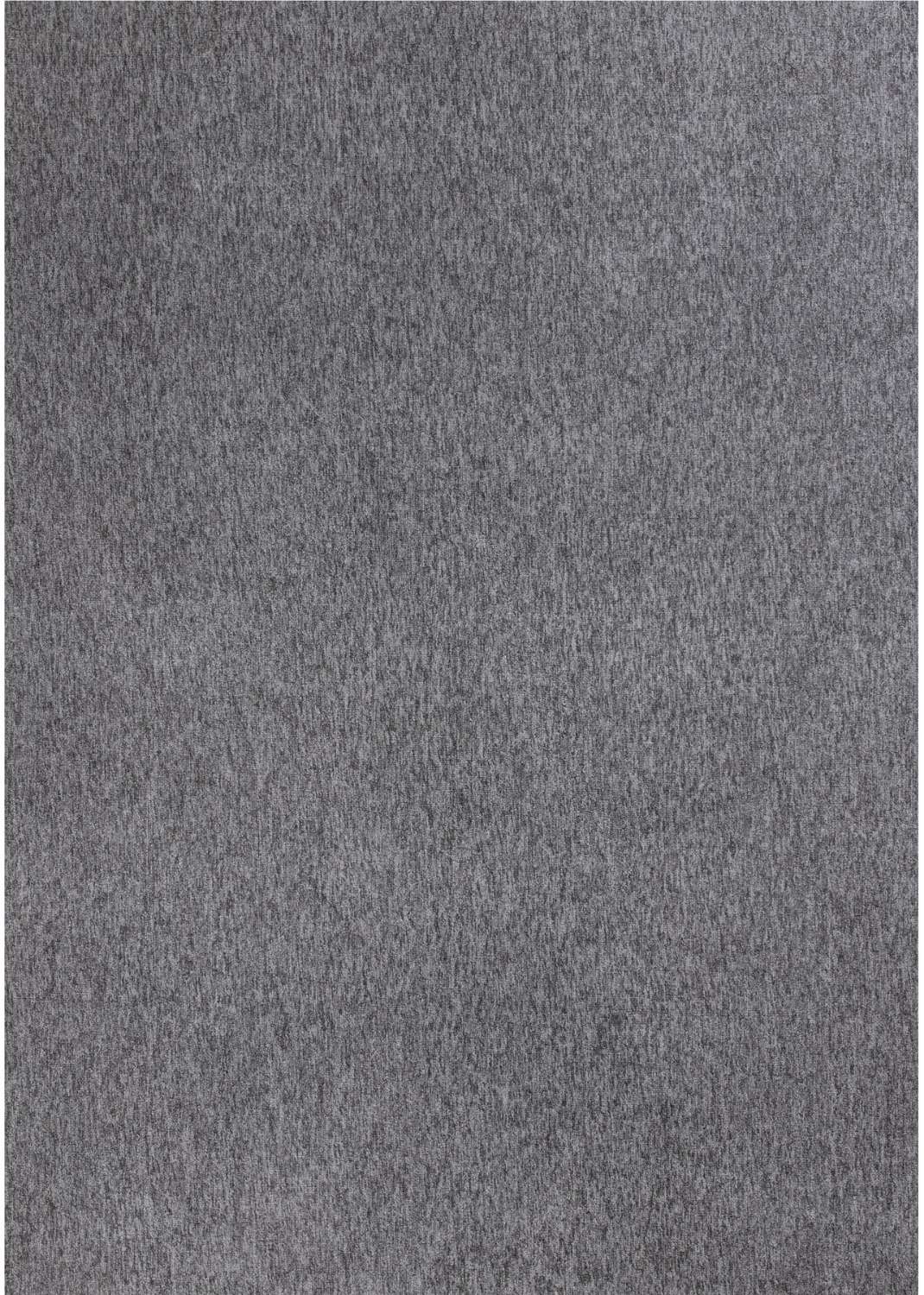  Grey Low Pile Area Rug Plain Design