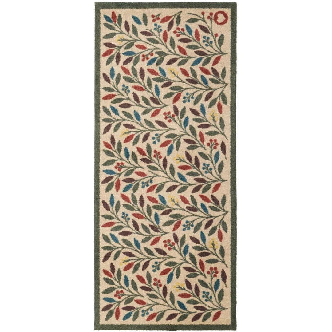 Eco-Friendly Nature Light Florals Mat Washable, Non-slip | The Rugs