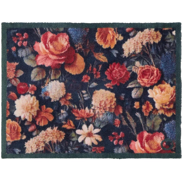 Eco-Friendly Nature Light Florals Mat Washable, Non-slip | The Rugs