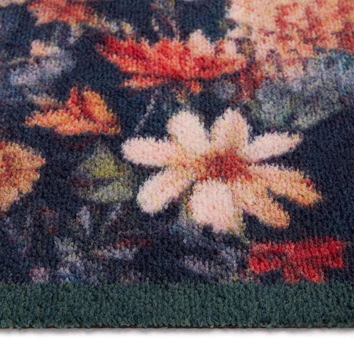 Eco-Friendly Nature Light Florals Mat Washable, Non-slip | The Rugs