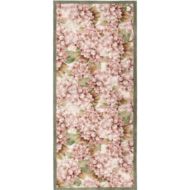 Eco-Friendly Nature Light Florals Mat Washable, Non-slip | The Rugs