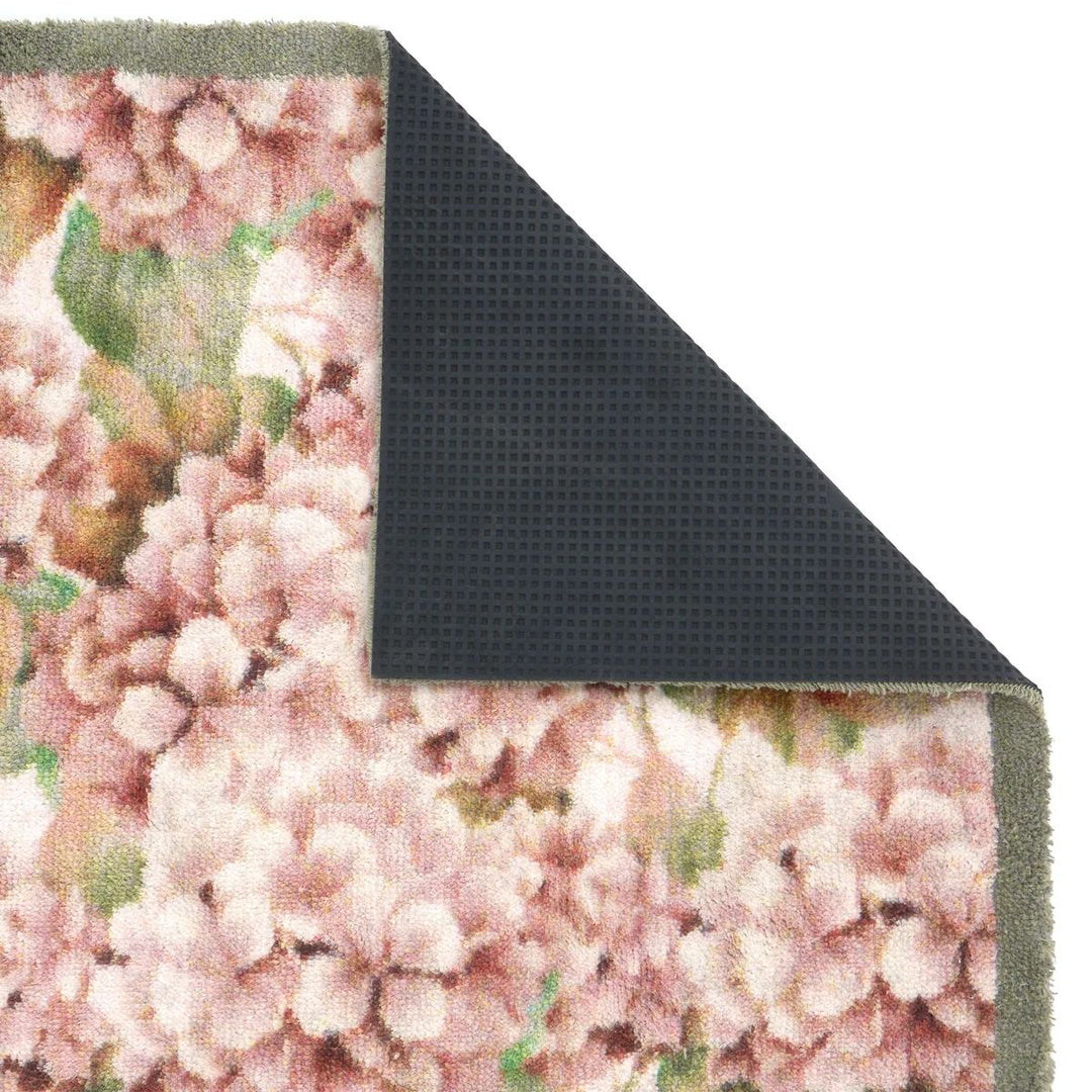 Eco-Friendly Nature Light Florals Mat Washable, Non-slip | The Rugs
