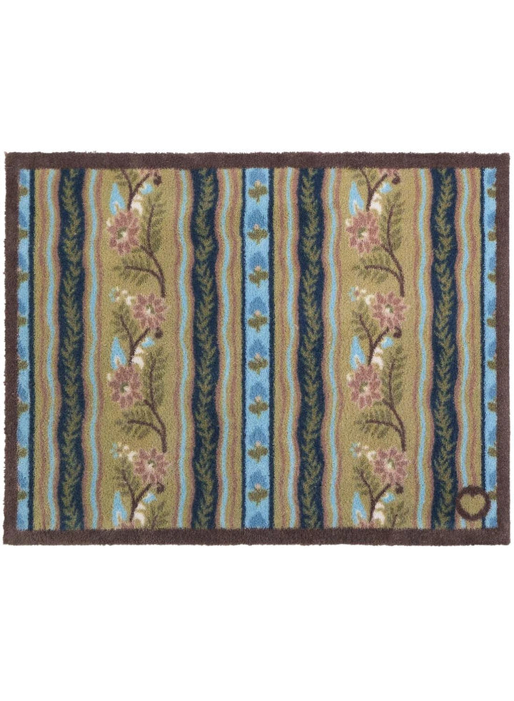 Eco-Friendly Nature Floral Mat – 65 x 85 cm washable, non-slip | THE RUGS